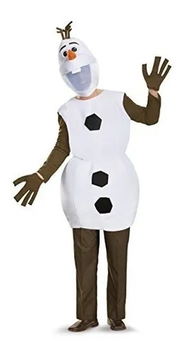 Disfraz Talla X-large Para Hombre De Olaf Deluxe De Frozen