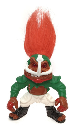 Battle Trolls T.d. Troll Rugby Figura Vintage Hasbro Usada 