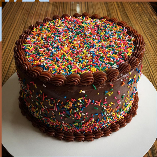 Granulado Macio Confeito Colorido Doces Bolos 1kg
