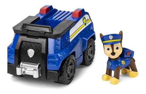 Paw Patrol Figura De Chase Y Vehículo Originales Nickelodeon