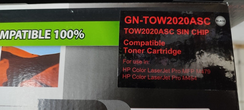 Toner Geneiss Para Hp 2020 S/chip. Black Librería Aries 