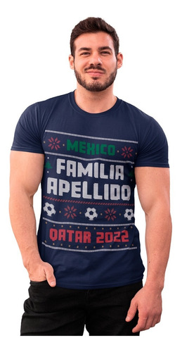 Playera Personalizada Familiar -ugly Sweater -mundial-méxico