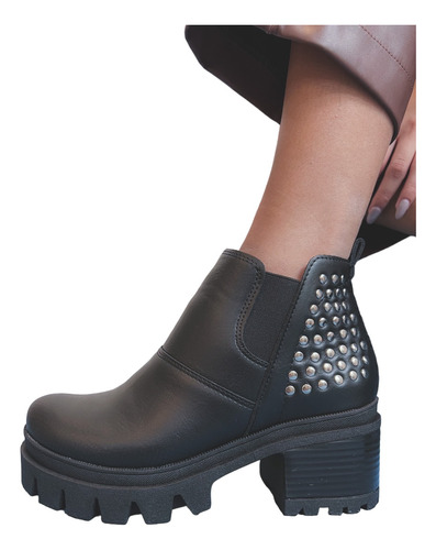 Bota Borcegos Mujer Moda Cómodas Livianas Urbana Tendencia C