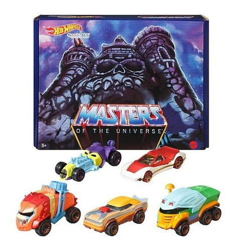 Set De Autos Masters Of The Universe Hot Wheels Mattel 2021
