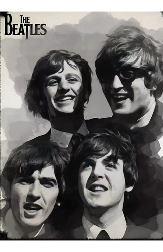 Póster The Beatles Autoadhesivo 60x42cm #220
