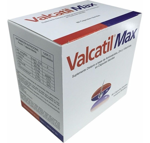 Valcatil Max X 90 Comp. Tto Anti Caída Del Cabello