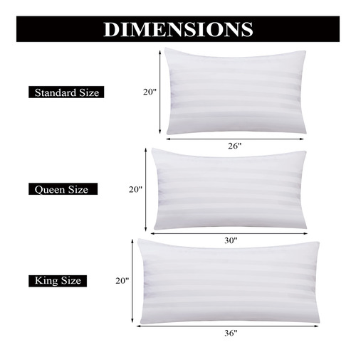 Juego 2 Fundas Almohada Algodón Egipcio Satinado Refrescante