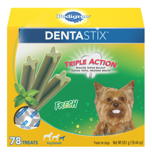 Pedigree Dentastix Dental Dog Treats For Toy/small Dogs Fre.