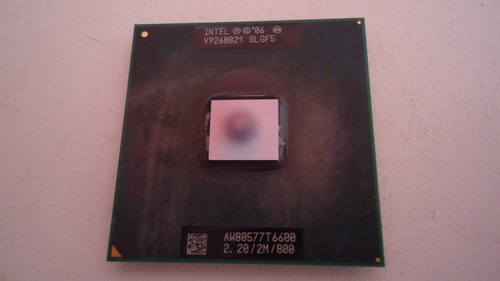 Processador Intel Core 2duo Aw80577t6600 2.20/2m/800, Usado