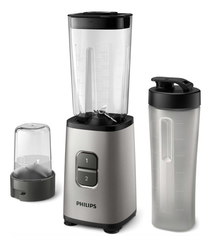 Mini Licuadora Portátil Philips Jarra+vaso+molinillo Hr2604