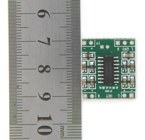 2 Canales Esté Audio Amplifier Dc 5v