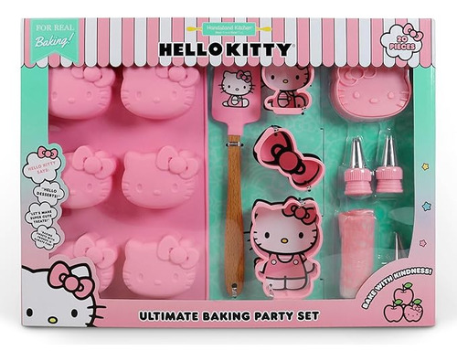 Handstand Kitchen Hello Kitty Baking Set Con Molde Para Cupc