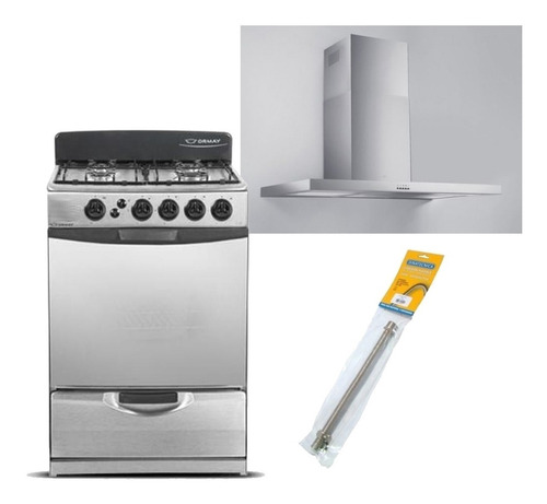 Combo Cocina Ormay A3 + Campana Tst Nihuil  + Flexible Gas