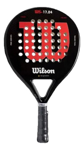 Wilson Paleta Padel Unisex Ws 17.24 Negro-rojo Ras