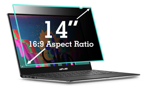 Apeisi Filtro De Pantalla De Privacidad Para Laptop De 14 Pu