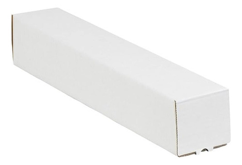 Aviditi Square Corrugated Cardboard Mailing Tubes, 4  X 4  X