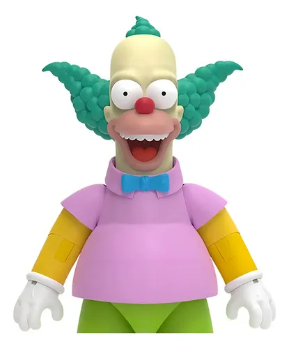 Boneco Simpsons Homer Krusty Action Figure Super 7 Palhaço