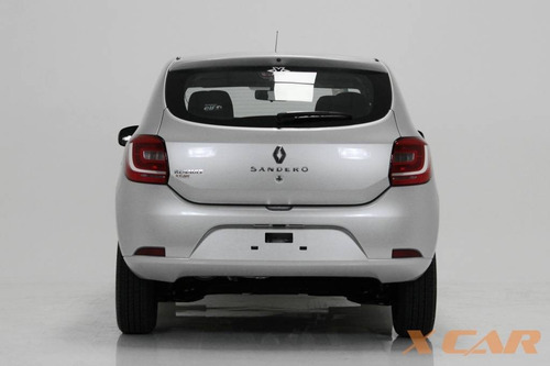 Renault Sandero 1.0 12v Sce Flex Authentique Manual Prateado