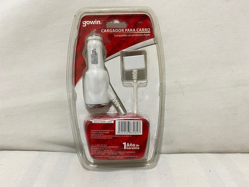 Cargador Para Carro Compatible Con iPod iPhone Gowin