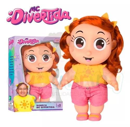 Boneca MC Divertida 28cm Baby Brink 1710 3+ - Lista Kids Todo Cartoes