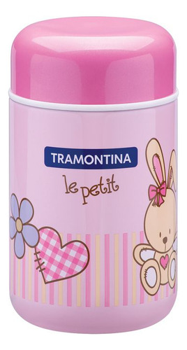 Pote Térmico Alimentos Baby Tramontina Le Petit Rosa 400ml