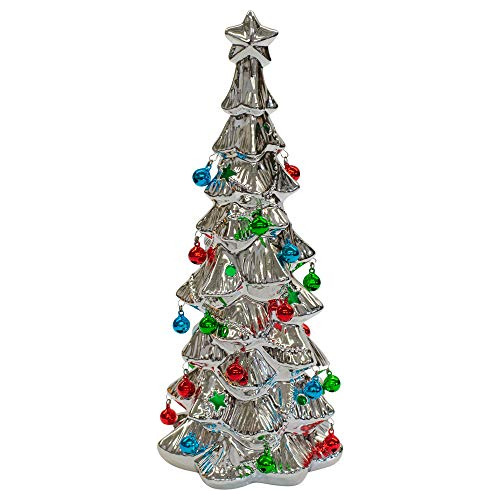 Figura De Árbol Navideño Cerámico De 12 Pulgadas Luz...