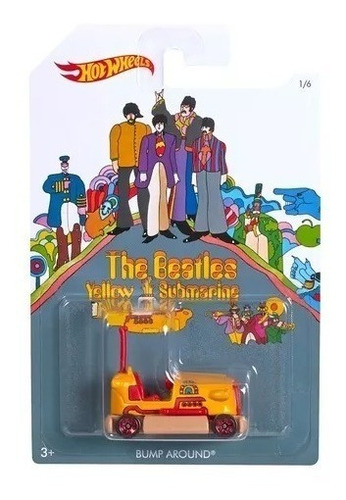 Hot Wheels The Beatles Yellow Submarine Bump Around 1.64 