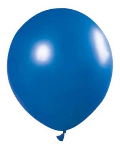 Globos Perlados Azul Electrico 12 Pulgadas X 50 U Decoración