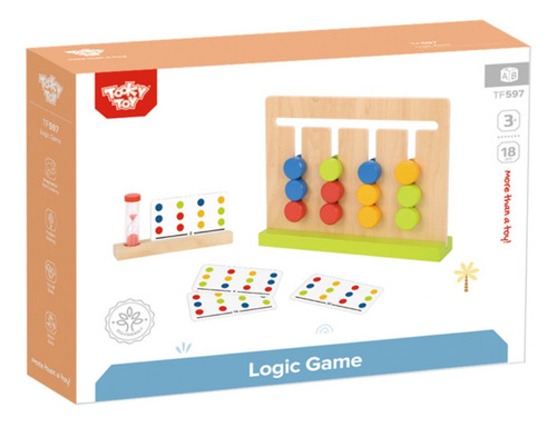 Imagen 3 de 3 de Juego Didactico De Logica De Madera