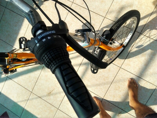 Imagen 3 de 5 de Bicicleta Japonesa Con Amortiguacion Stella Aro 20 Plegable