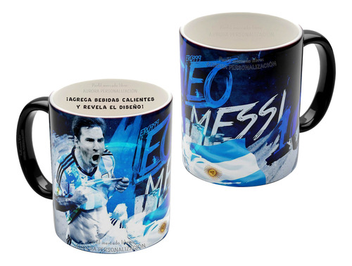 Mug Mágico Leo Messi Argentina Térmica Taza Pocillo