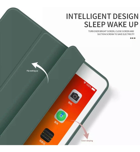 Imagen 3 de 6 de Funda Para iPad 10.2 9° Generación (2021) Ranura Lápiz