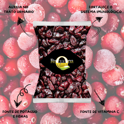 Cranberry Desidratado Premium Casa Bela 500g
