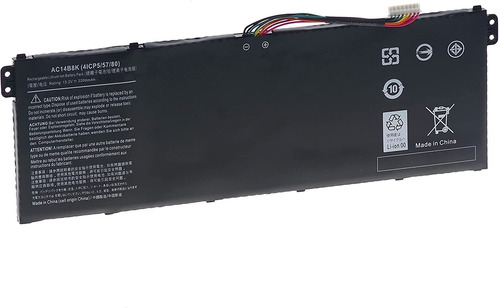 Bateria De Notebook Acer Aspire E15 Es1-512 A515-51 15.2v Cor da bateria Preta