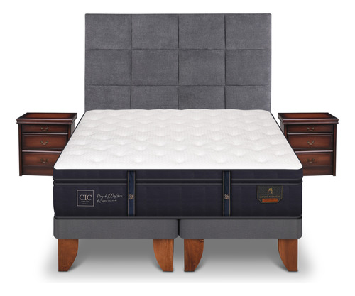 Cama Europea Súper King Grand Premium + Set Támesis 