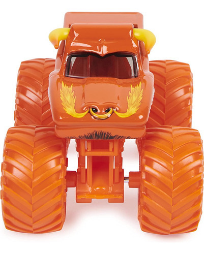 Imagen 3 de 5 de Monster Jam Vehiculo El Toro Loco Serie 25 1:64 - Color Naranja
