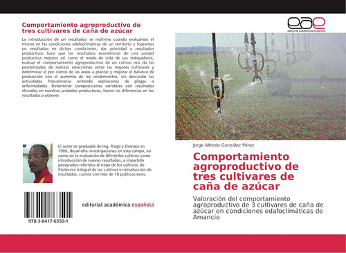Libro: Comportamiento Agroproductivo De Tres Cultivares De C