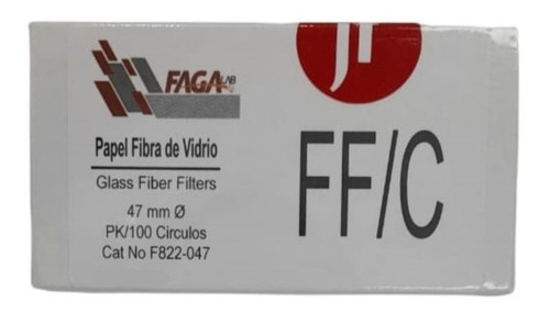 Papel Fibra De Vidrio Fagalab C/100 47mm Gf/c