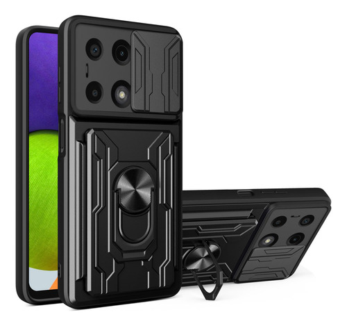 Capa Capinha Anti Impacto Ring Suporte Para Xiaomi Redmi