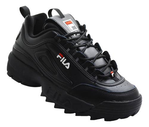 Tenis Fila Disruptor Ii Premium 1fm00622-021 Blk/wht/blk Cab