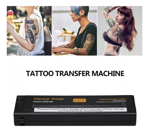 Máquina Copiadora Transferencia Línea Impresora Tatuaje Plantilla