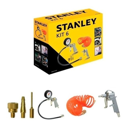 Kit De 6 Piezas Para Compresor Stanley 9045717stc Universal