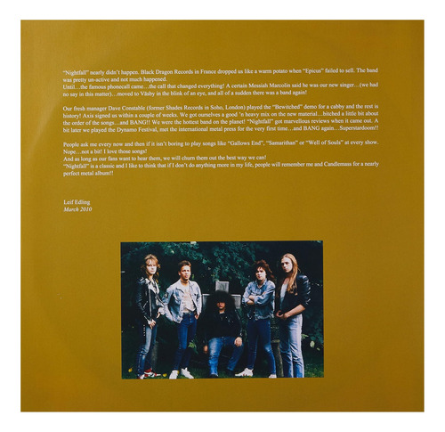 Vinilo: Nightfall (lp)