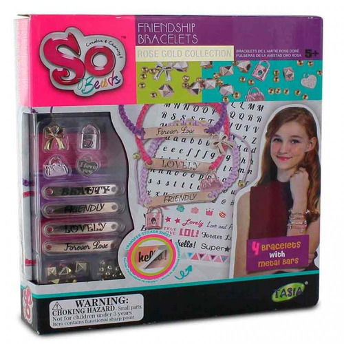 Pulseiras My Style Mini Kit Com Letras Para Personalizar