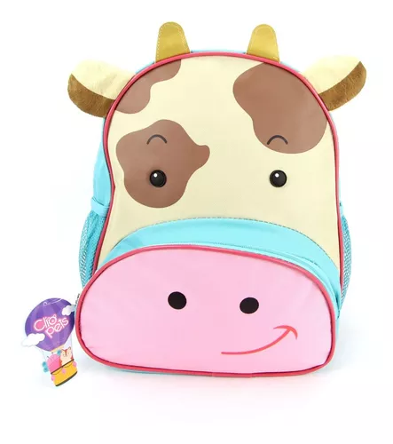 Mochila Infantil De Costas Animais Fofinhos - Clio Pets - Fabrica da Alegria