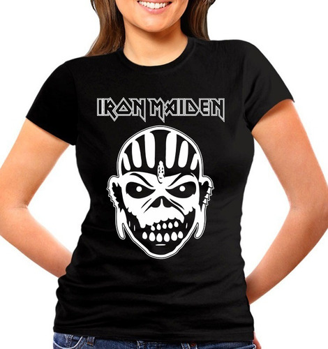 Blusas De Metal Cleen Alexer Dlos Iron Maiden Mod N.4