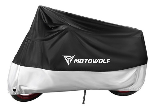 Cobertor Impermeable Para Moto 210d Motowolf 0802b - 2xl