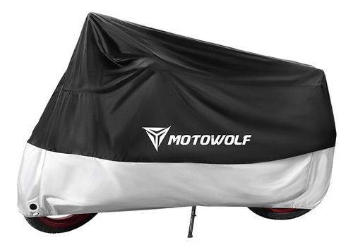 Cobertor Impermeable Para Moto 210d Motowolf 0802b - Xl