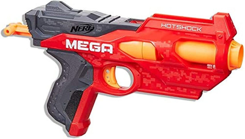 Nerf B4969 N-strike Hotshock Blaster Estándar, Rojo