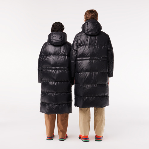 Campera Lacoste Larga Oversize De Plumón (Usado)